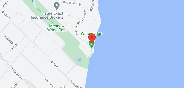 map of 1624 WATERSEDGE RD